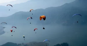 paragliding in pokhara