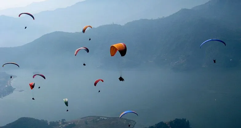paragliding in pokhara